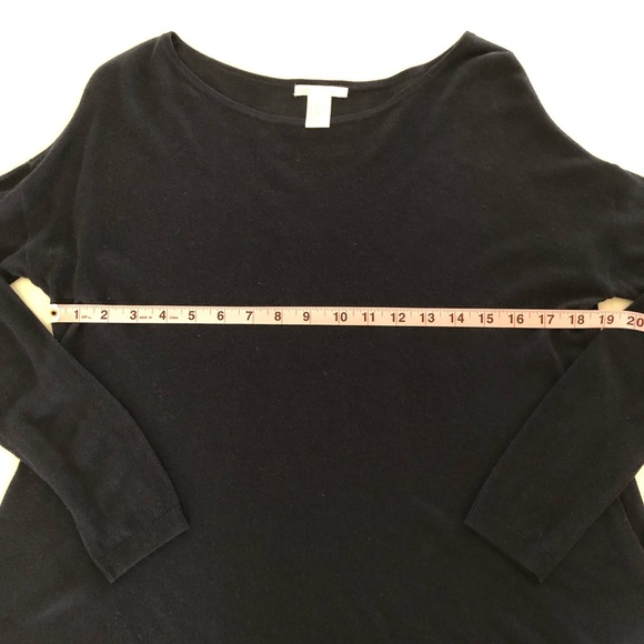 H&M Basic, Long sleeve navy blue top, Size X-Small - Picture 5 of 8